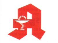Logo der Apotheken mit rotem A auf weißem Grund
